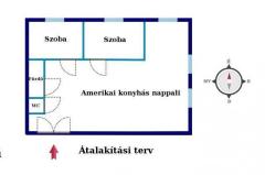 WESSELÉNYI UTCÁBAN, ZSINAGÓGÁNÁL, 2 SZOBÁS LAKÁS