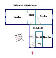 Székesfehérvár, Tóvárosi lakónegyedben eladó egy 53 m2-es, 2 szoba hallos, magasföldszinti lakás.