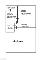 Budapest 1201 Alsó határúton lévő 45 nm-es házrész  tulajdonostól.